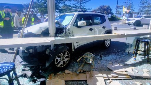 Lucky escape after SUV ploughs into Surfers Paradise Surf Club