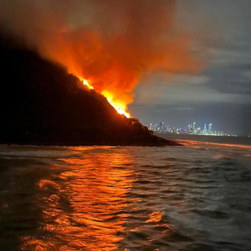 Police issue Burleigh fire update as calls looms on track reopening
