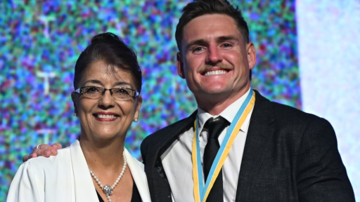 Titans star AJ Brimson claims first Paul Broughton medal