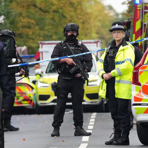 Two dead after terror strikes Manchester synagogue