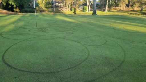 Scooter thugs damage popular Gold Coast golf course