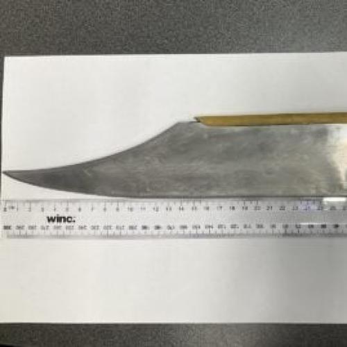 “That’s crazy, man”: Cops arrest teenage boy carrying massive knife in Logan