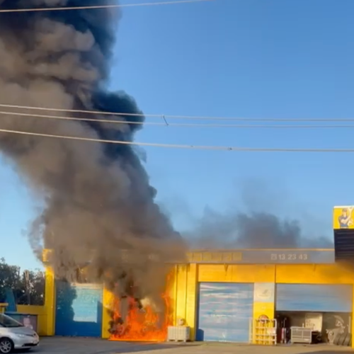 Investigations underway after Burleigh tyre shop gutted by fire