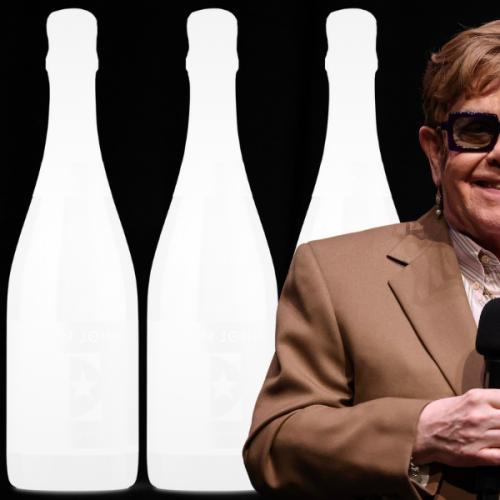 Elton John Pops the Cork.. Without the Alcohol