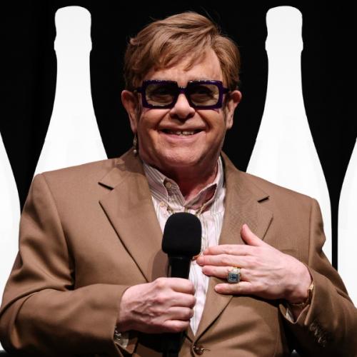 Elton John Pops the Cork.. Without the Alcohol