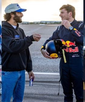 Max Verstappen Reunites With Daniel Ricciardo And Teases Bathurst Drive