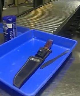 Man charged after large knife found in luggage at Brisbane Airport