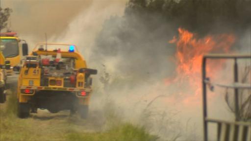 Fire crews douse massive bushfire after deadly Gold Coast plane crash