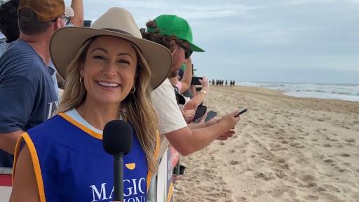 VIDEO: Crowds flock to Broadbeach for the 2026 TAB Magic Millions Barrier Draw