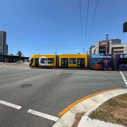 Drama in Southport after tram and car collide