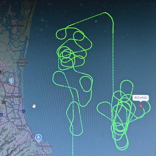 Major search for man after missing boat found off Gold Coast