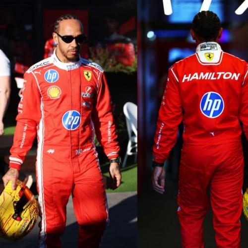 LEGO Unveils Scuderia Ferrari F1 Helmets for Hamilton and Leclerc at the Australian Grand Prix