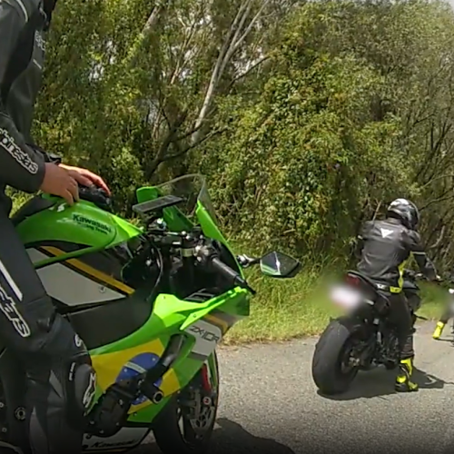 Group of motorcyclists busted speeding in hinterland road safety crackdown