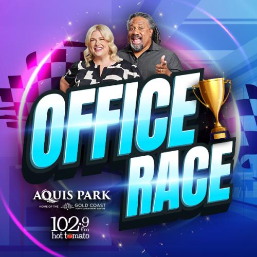 Moyra and Big Trev's Office Race
