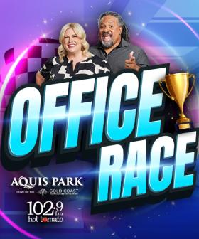 Moyra and Big Trev's Office Race