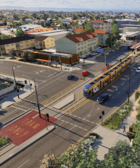 First tram rolls into Burleigh in major Gold Coast light rail milestone