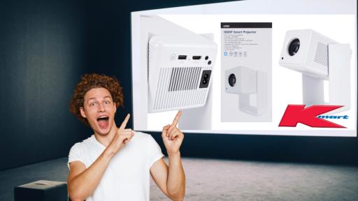 Kmart’s Viral Projector Is Turning Aussie Bedrooms Into Mini Cinemas