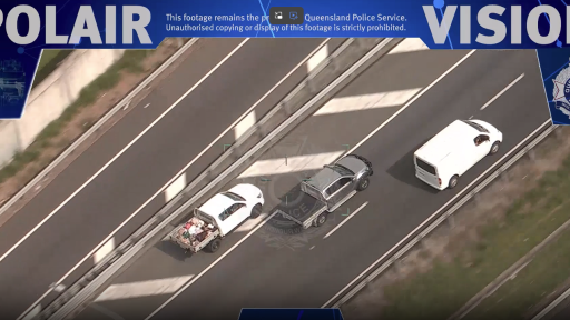 WATCH: Two arrested after stolen car chase from Gold Coast to Ipswich