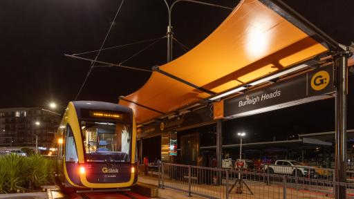 Burleigh bound: Trams hit the tracks for daytime testing