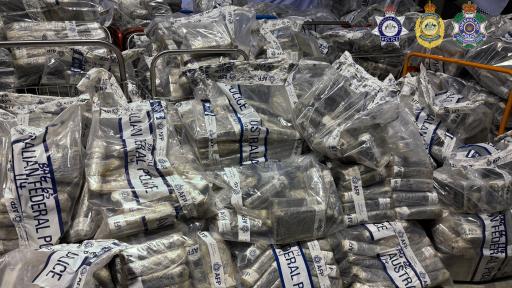 WATCH: Police seize biggest ever haul of cocaine