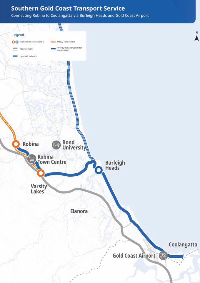 Metro-buses, new light rail spur line as GC transport plan unveiled