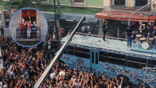 A Thunderstorm Wrecked U2’s Music Video… So They Borrowed A Stranger’s Balcony