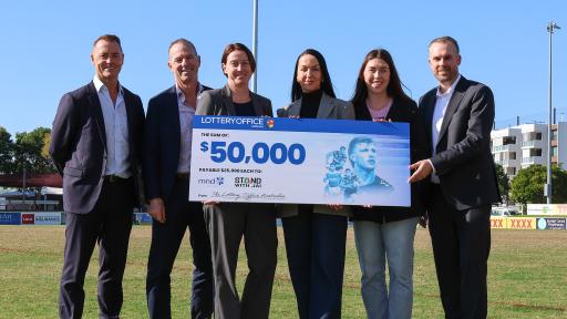 The Lottery Office drop huge donation for Titans’ Jai Arrow round
