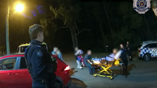 WATCH: Baby girl makes dramatic arrival in police station driveway