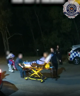 WATCH: Baby girl makes dramatic arrival in police station driveway