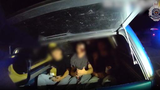 WATCH: Alleged drunk p-plater caught with seven passengers on the Gold Coast