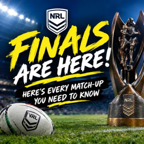 NRL Finals Are Here! Here’s Who’s Playing Who