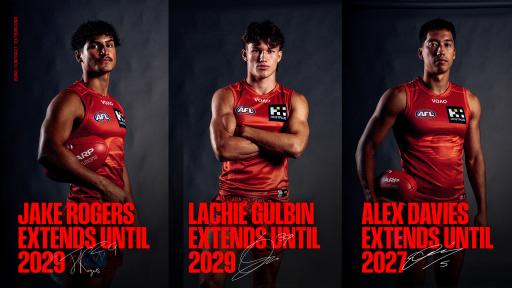 Gold Coast SUNS lock in homegrown trio