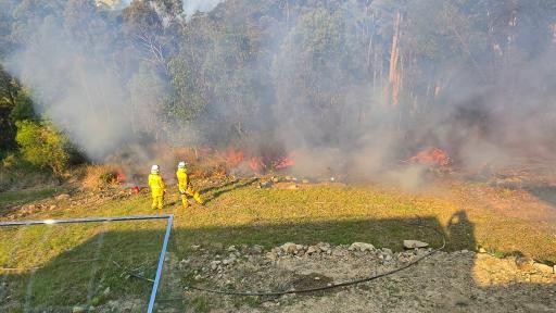 Wongawallen blaze under control but expected to burn for days