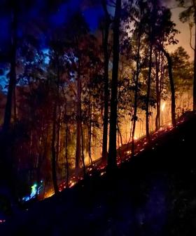 Firefighters battle bushfire in Gold Coast hinterland